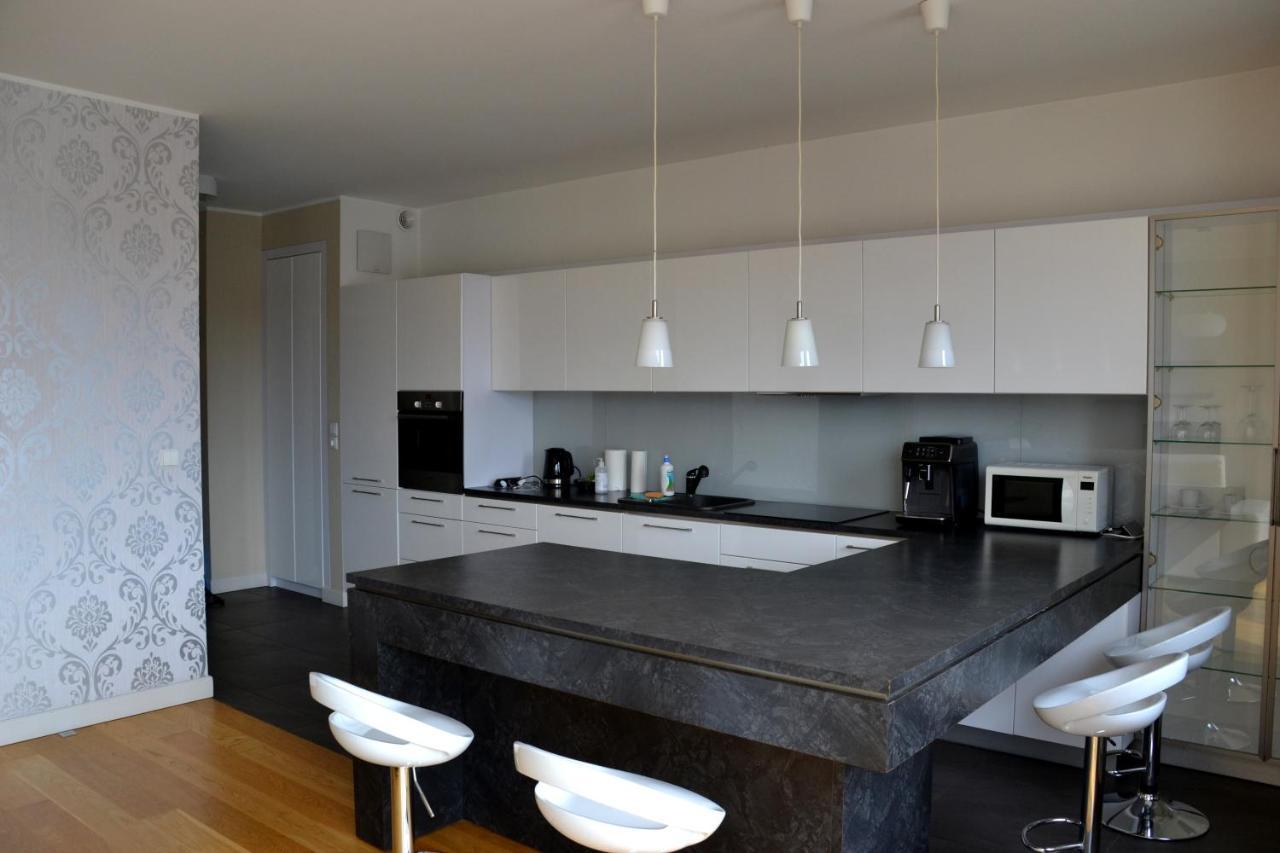 Apartamenty Centrum Nad Motlawa Z Widokiem Na Patio Z Balkonem กดัญสก์ ภายนอก รูปภาพ